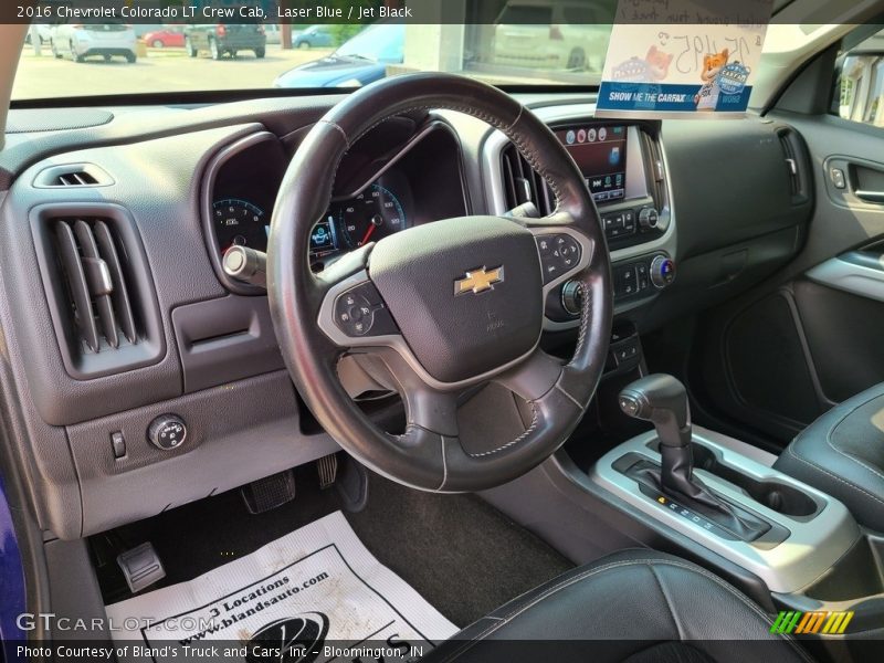 Laser Blue / Jet Black 2016 Chevrolet Colorado LT Crew Cab