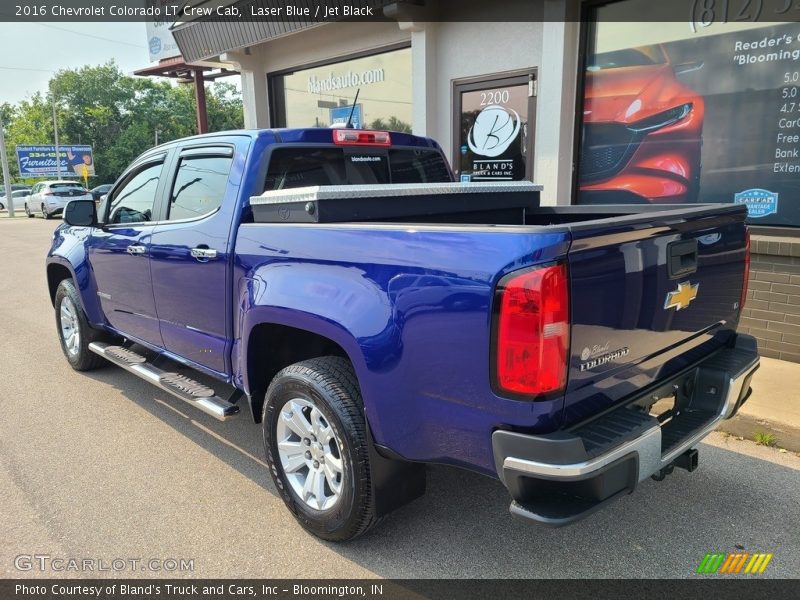 Laser Blue / Jet Black 2016 Chevrolet Colorado LT Crew Cab