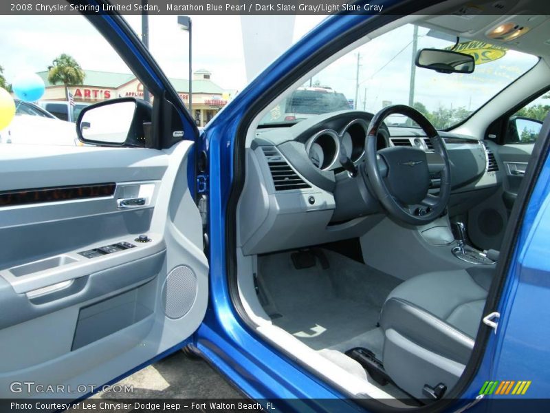 Marathon Blue Pearl / Dark Slate Gray/Light Slate Gray 2008 Chrysler Sebring Limited Sedan