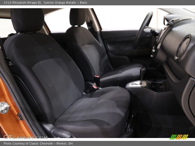 Front Seat of 2019 Mirage ES