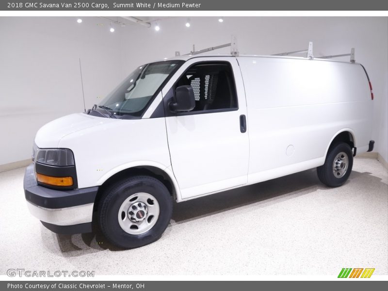 Summit White / Medium Pewter 2018 GMC Savana Van 2500 Cargo