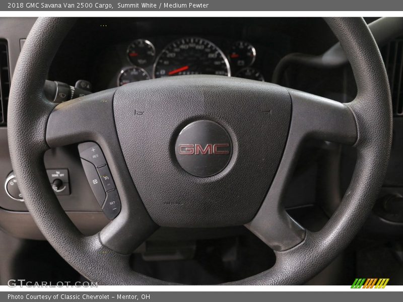 Summit White / Medium Pewter 2018 GMC Savana Van 2500 Cargo