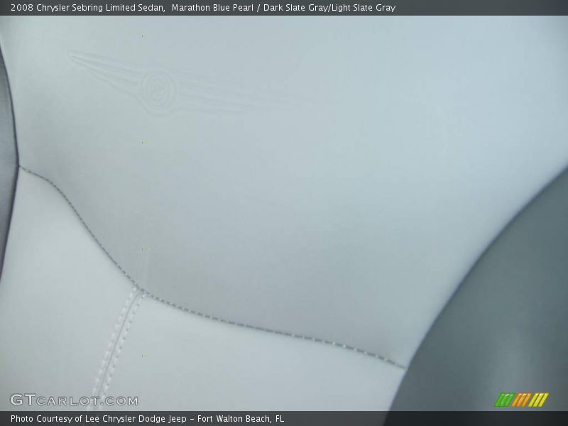 Marathon Blue Pearl / Dark Slate Gray/Light Slate Gray 2008 Chrysler Sebring Limited Sedan