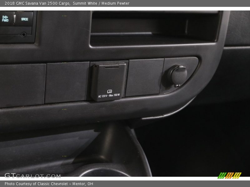 Summit White / Medium Pewter 2018 GMC Savana Van 2500 Cargo