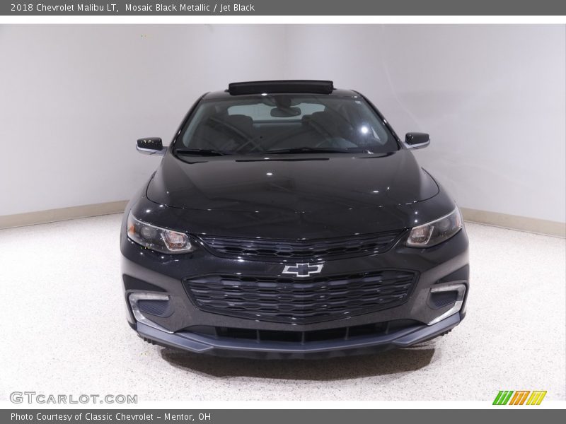 Mosaic Black Metallic / Jet Black 2018 Chevrolet Malibu LT