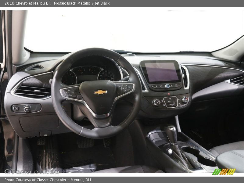 Mosaic Black Metallic / Jet Black 2018 Chevrolet Malibu LT