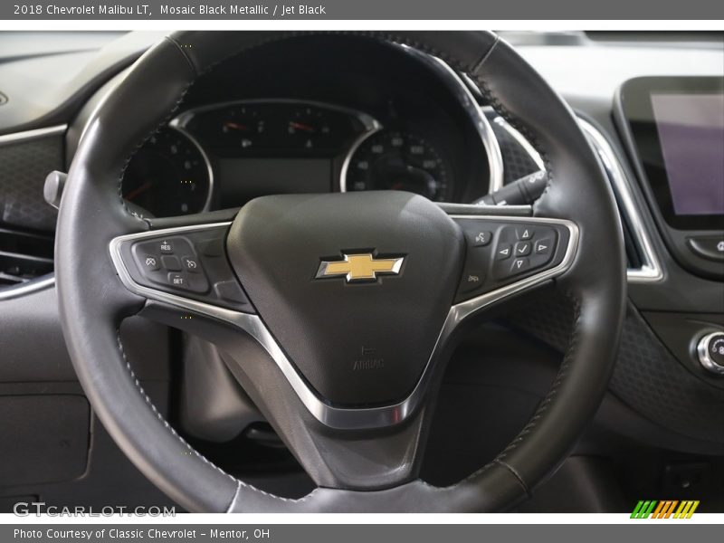 Mosaic Black Metallic / Jet Black 2018 Chevrolet Malibu LT