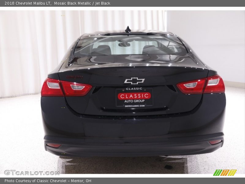 Mosaic Black Metallic / Jet Black 2018 Chevrolet Malibu LT