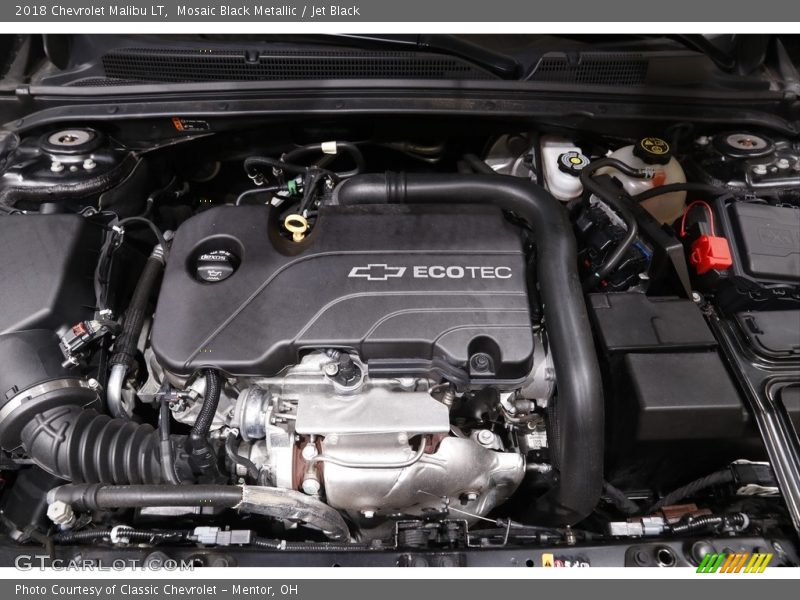 Mosaic Black Metallic / Jet Black 2018 Chevrolet Malibu LT