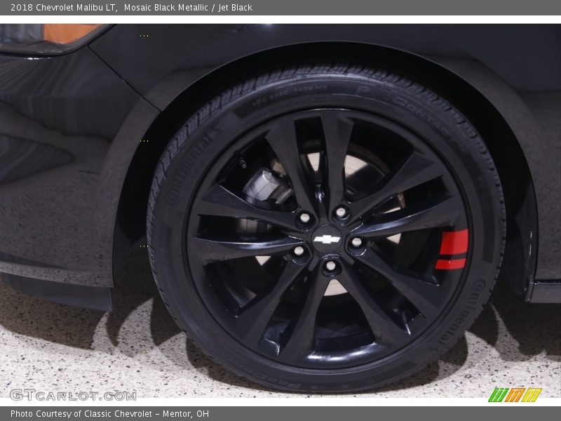 Mosaic Black Metallic / Jet Black 2018 Chevrolet Malibu LT