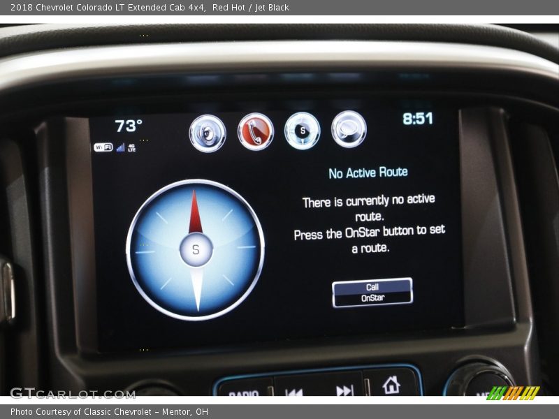 Red Hot / Jet Black 2018 Chevrolet Colorado LT Extended Cab 4x4