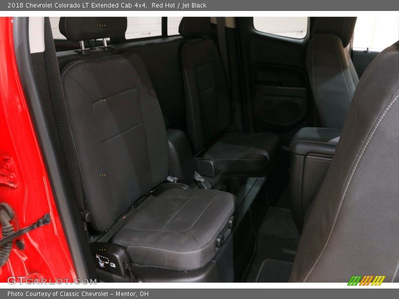 Red Hot / Jet Black 2018 Chevrolet Colorado LT Extended Cab 4x4