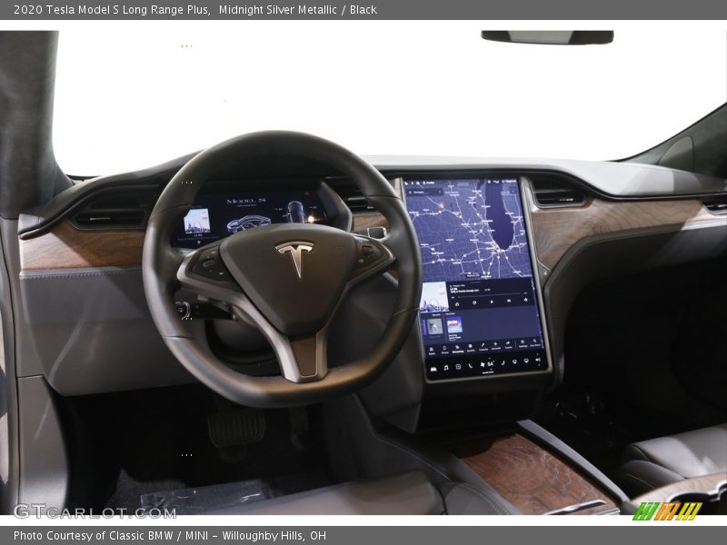 Dashboard of 2020 Model S Long Range Plus