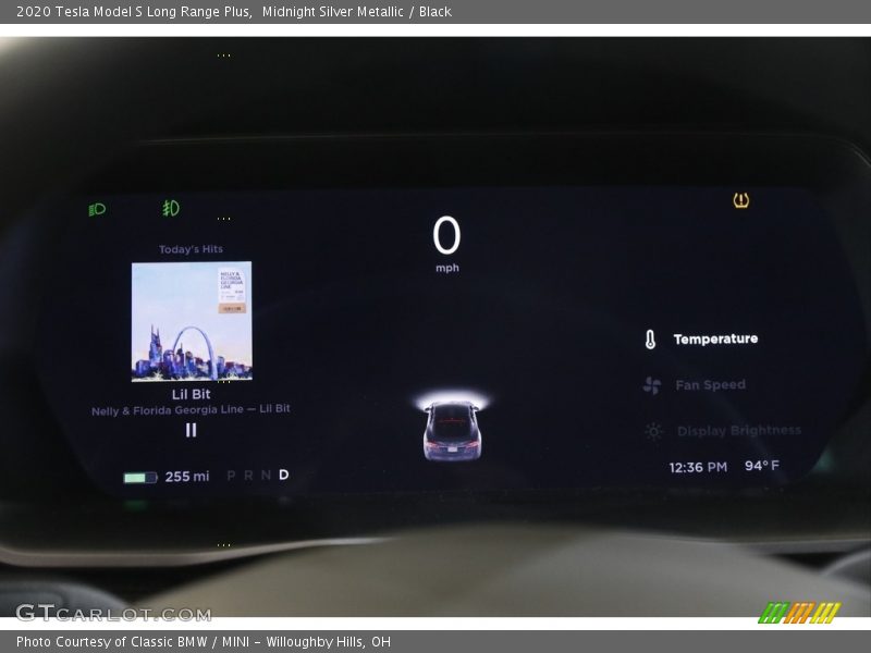Midnight Silver Metallic / Black 2020 Tesla Model S Long Range Plus