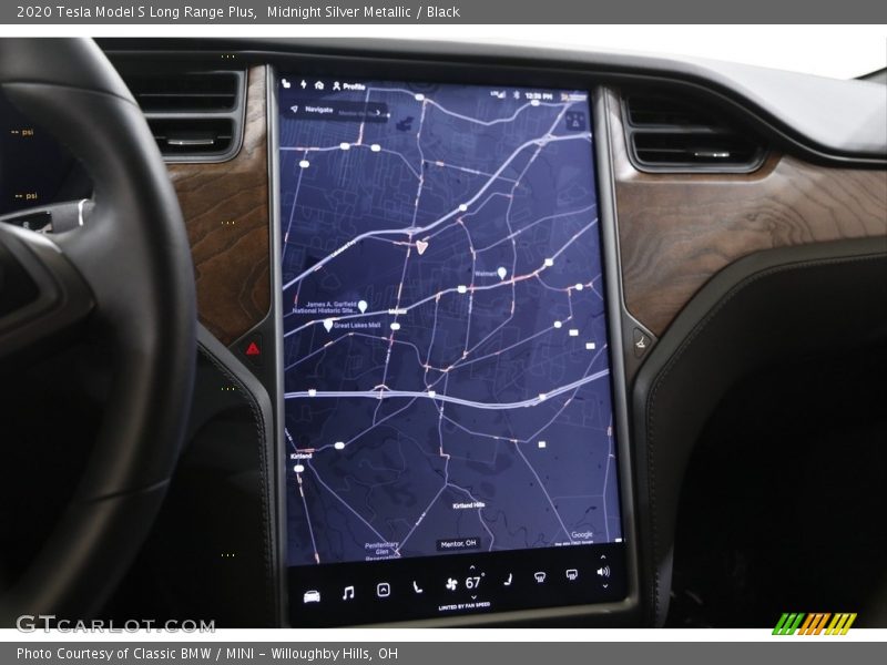 Navigation of 2020 Model S Long Range Plus