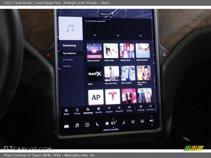 Audio System of 2020 Model S Long Range Plus