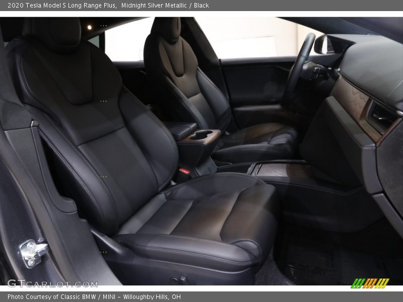 Front Seat of 2020 Model S Long Range Plus