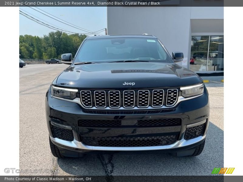 Diamond Black Crystal Pearl / Black 2021 Jeep Grand Cherokee L Summit Reserve 4x4