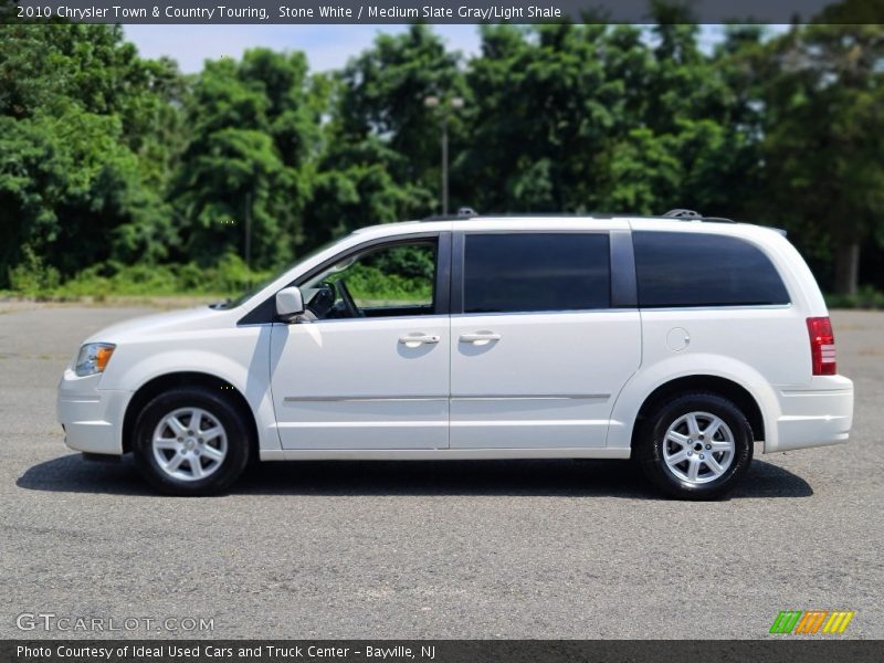 Stone White / Medium Slate Gray/Light Shale 2010 Chrysler Town & Country Touring