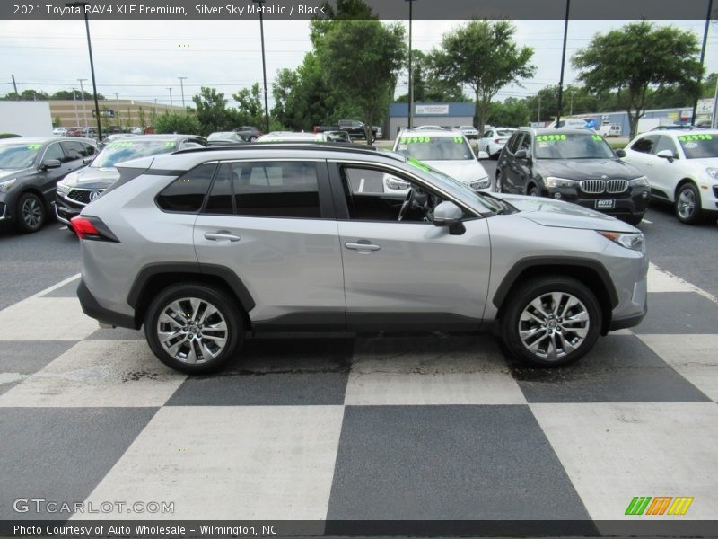 Silver Sky Metallic / Black 2021 Toyota RAV4 XLE Premium