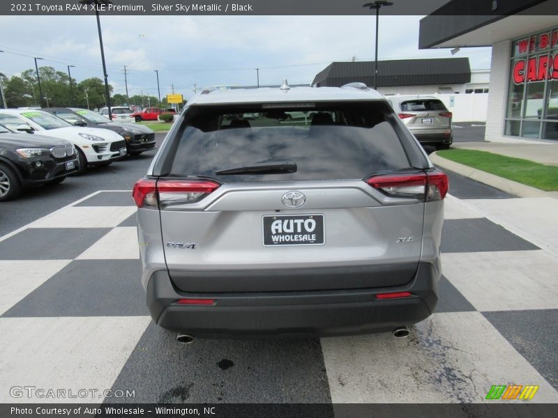 Silver Sky Metallic / Black 2021 Toyota RAV4 XLE Premium