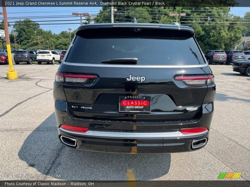 Diamond Black Crystal Pearl / Black 2021 Jeep Grand Cherokee L Summit Reserve 4x4