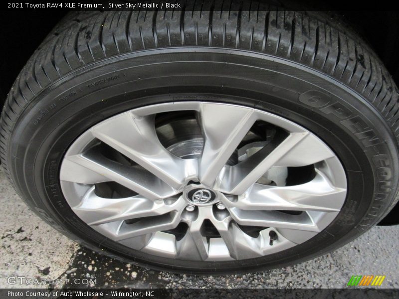 Silver Sky Metallic / Black 2021 Toyota RAV4 XLE Premium