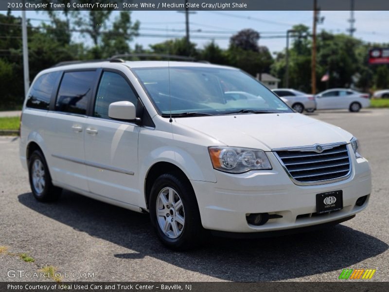 Stone White / Medium Slate Gray/Light Shale 2010 Chrysler Town & Country Touring