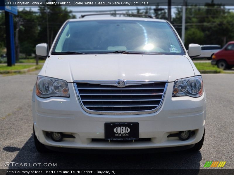 Stone White / Medium Slate Gray/Light Shale 2010 Chrysler Town & Country Touring