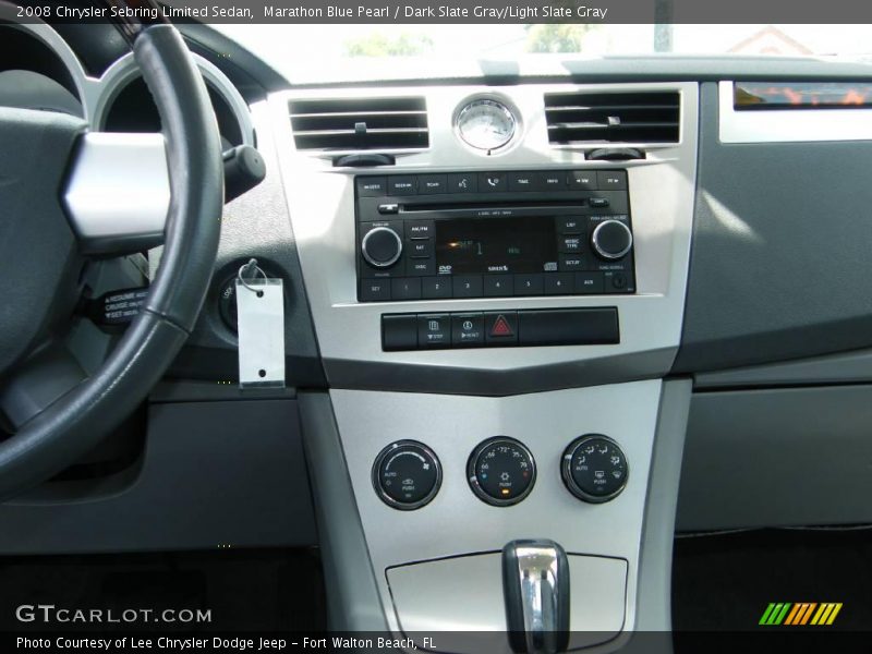 Marathon Blue Pearl / Dark Slate Gray/Light Slate Gray 2008 Chrysler Sebring Limited Sedan