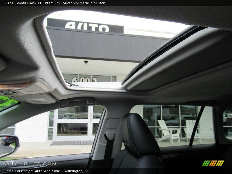 Silver Sky Metallic / Black 2021 Toyota RAV4 XLE Premium
