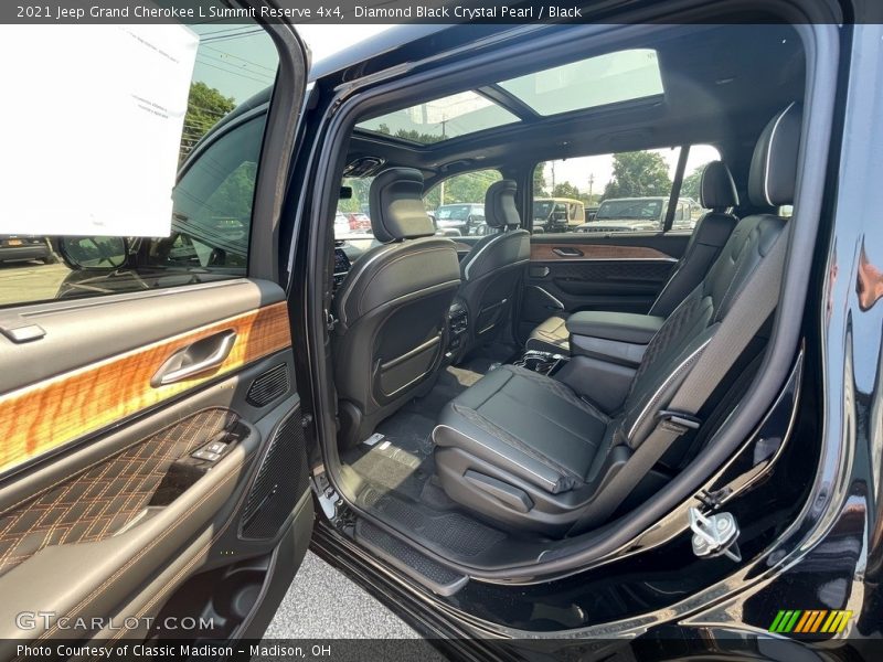 Diamond Black Crystal Pearl / Black 2021 Jeep Grand Cherokee L Summit Reserve 4x4