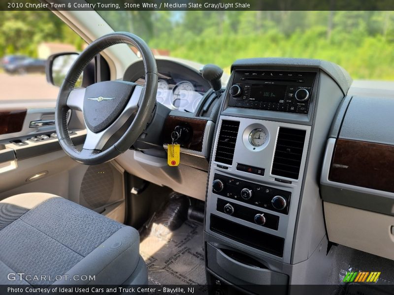 Stone White / Medium Slate Gray/Light Shale 2010 Chrysler Town & Country Touring