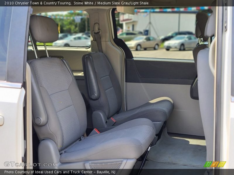 Stone White / Medium Slate Gray/Light Shale 2010 Chrysler Town & Country Touring