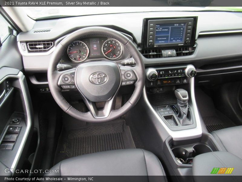 Silver Sky Metallic / Black 2021 Toyota RAV4 XLE Premium