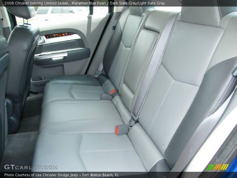 Marathon Blue Pearl / Dark Slate Gray/Light Slate Gray 2008 Chrysler Sebring Limited Sedan