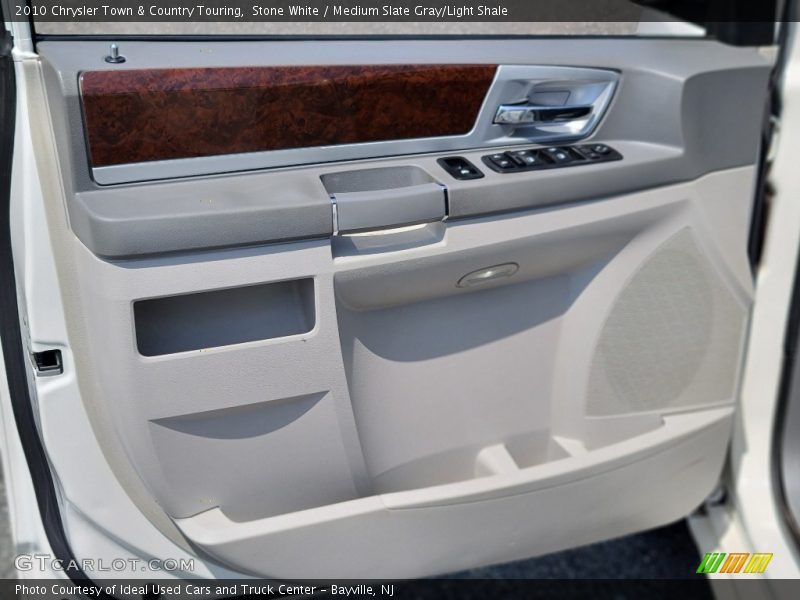 Stone White / Medium Slate Gray/Light Shale 2010 Chrysler Town & Country Touring