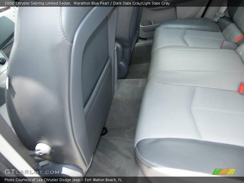 Marathon Blue Pearl / Dark Slate Gray/Light Slate Gray 2008 Chrysler Sebring Limited Sedan