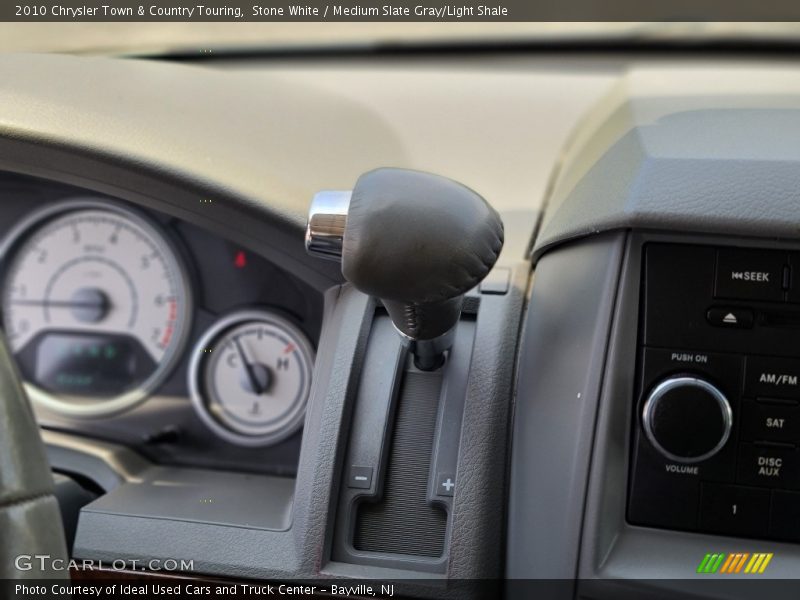 Stone White / Medium Slate Gray/Light Shale 2010 Chrysler Town & Country Touring