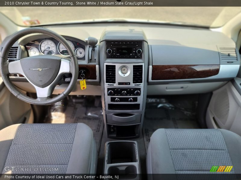 Stone White / Medium Slate Gray/Light Shale 2010 Chrysler Town & Country Touring