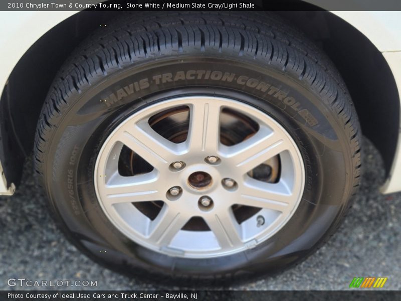 Stone White / Medium Slate Gray/Light Shale 2010 Chrysler Town & Country Touring