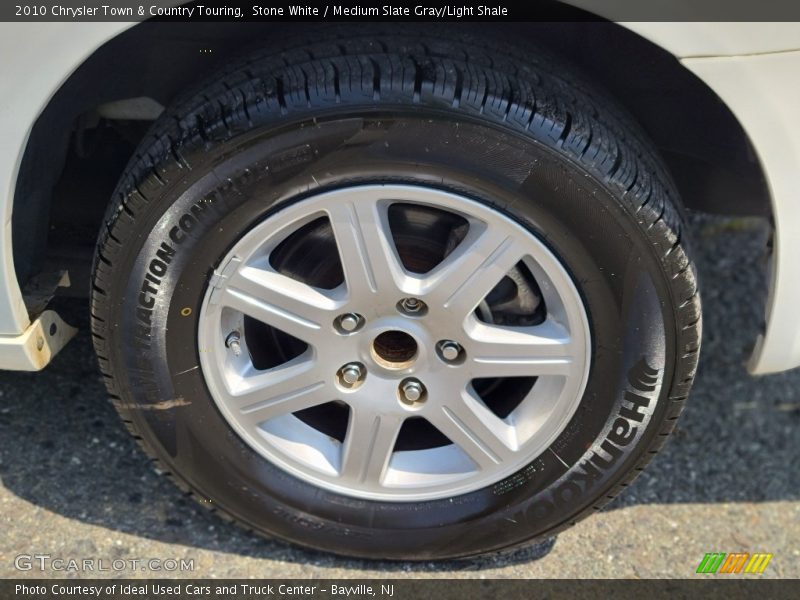 Stone White / Medium Slate Gray/Light Shale 2010 Chrysler Town & Country Touring