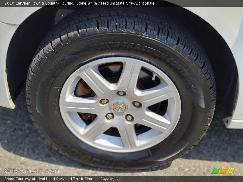 Stone White / Medium Slate Gray/Light Shale 2010 Chrysler Town & Country Touring