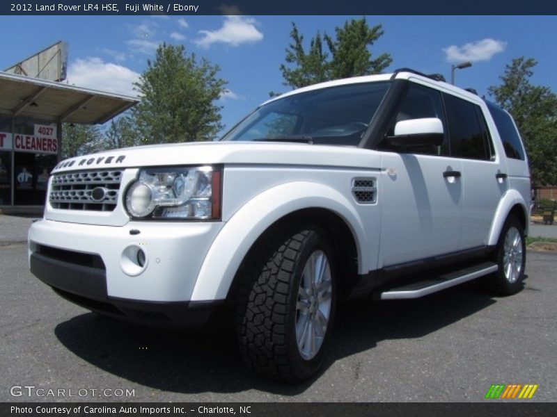 Fuji White / Ebony 2012 Land Rover LR4 HSE