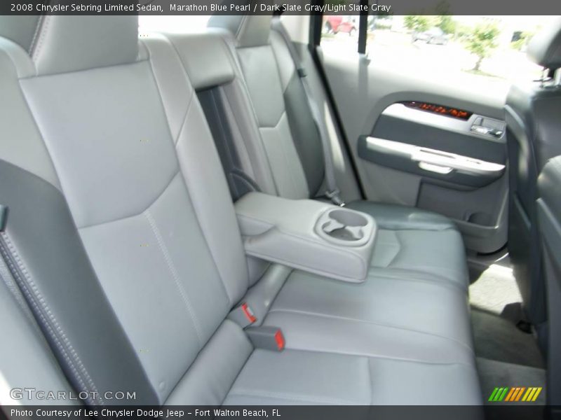 Marathon Blue Pearl / Dark Slate Gray/Light Slate Gray 2008 Chrysler Sebring Limited Sedan