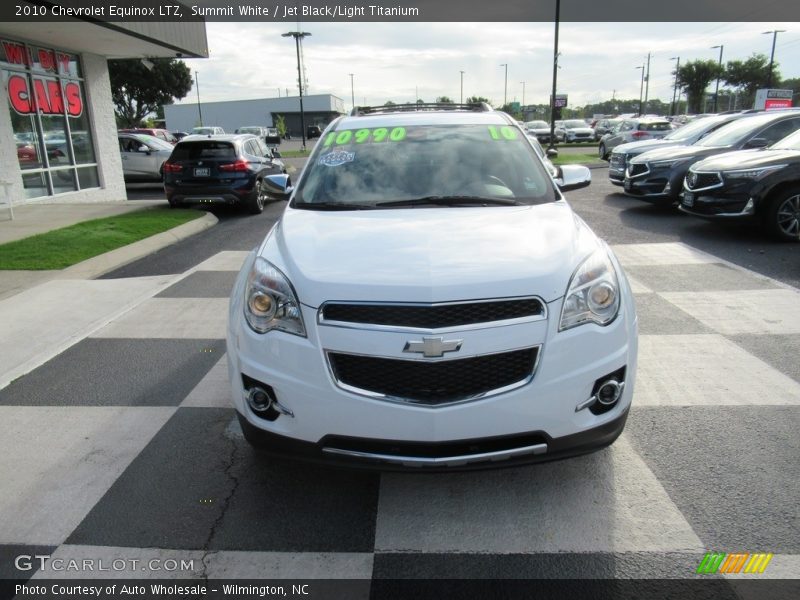 Summit White / Jet Black/Light Titanium 2010 Chevrolet Equinox LTZ