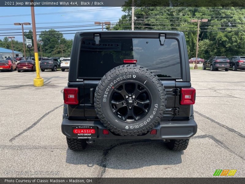 Black / Black 2021 Jeep Wrangler Unlimited Willys 4x4