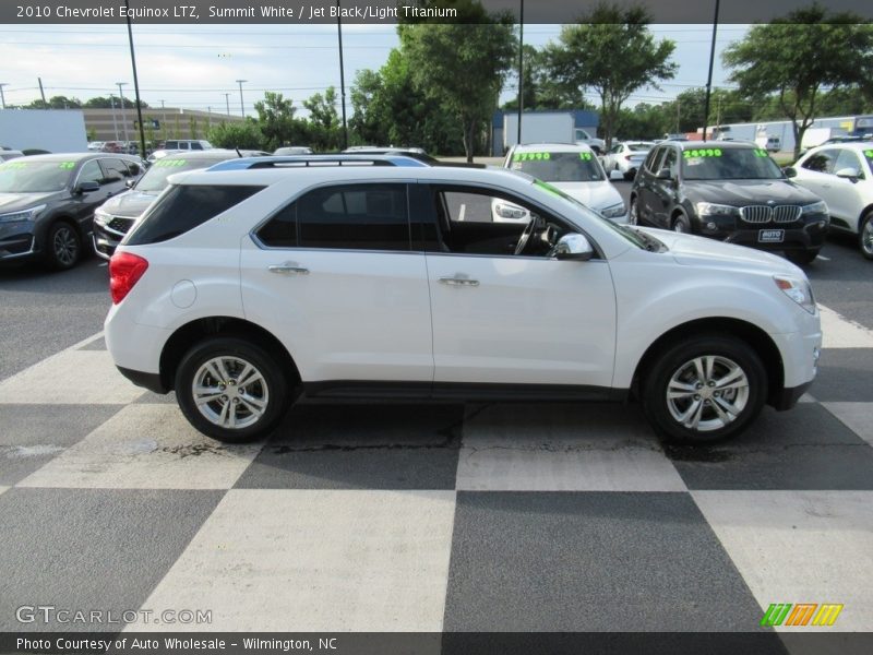 Summit White / Jet Black/Light Titanium 2010 Chevrolet Equinox LTZ