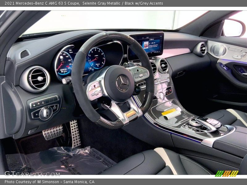 Dashboard of 2021 C AMG 63 S Coupe