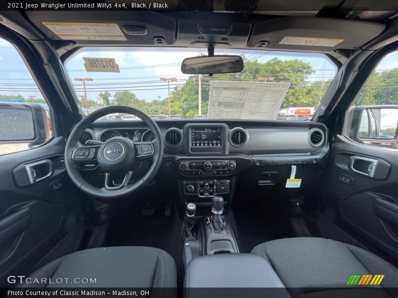 Black / Black 2021 Jeep Wrangler Unlimited Willys 4x4
